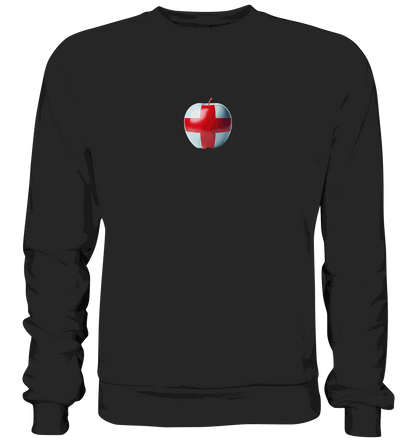 Fußball EM England Apfel - Basic Sweatshirt