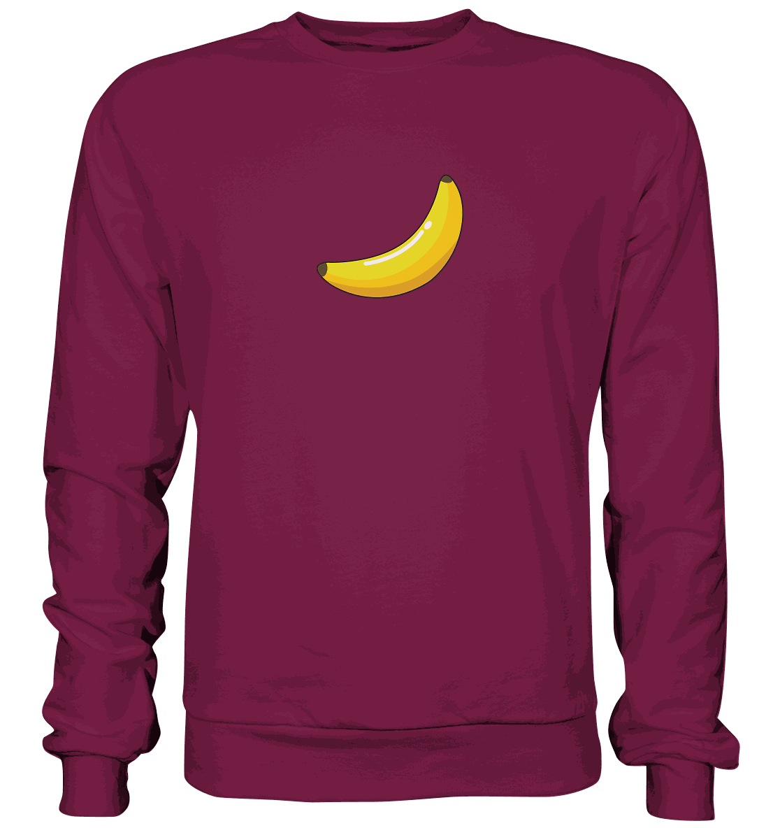 Fruit gelber Bananen-Pulli - yellow Banana