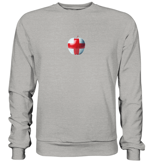 Fußball EM England Apfel - Basic Sweatshirt