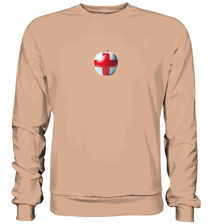 Fußball EM England Apfel - Basic Sweatshirt