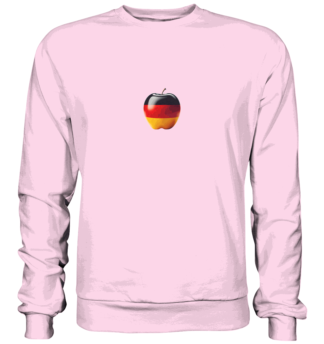 Fußball EM Deutschland Apfel - Basic Sweatshirt