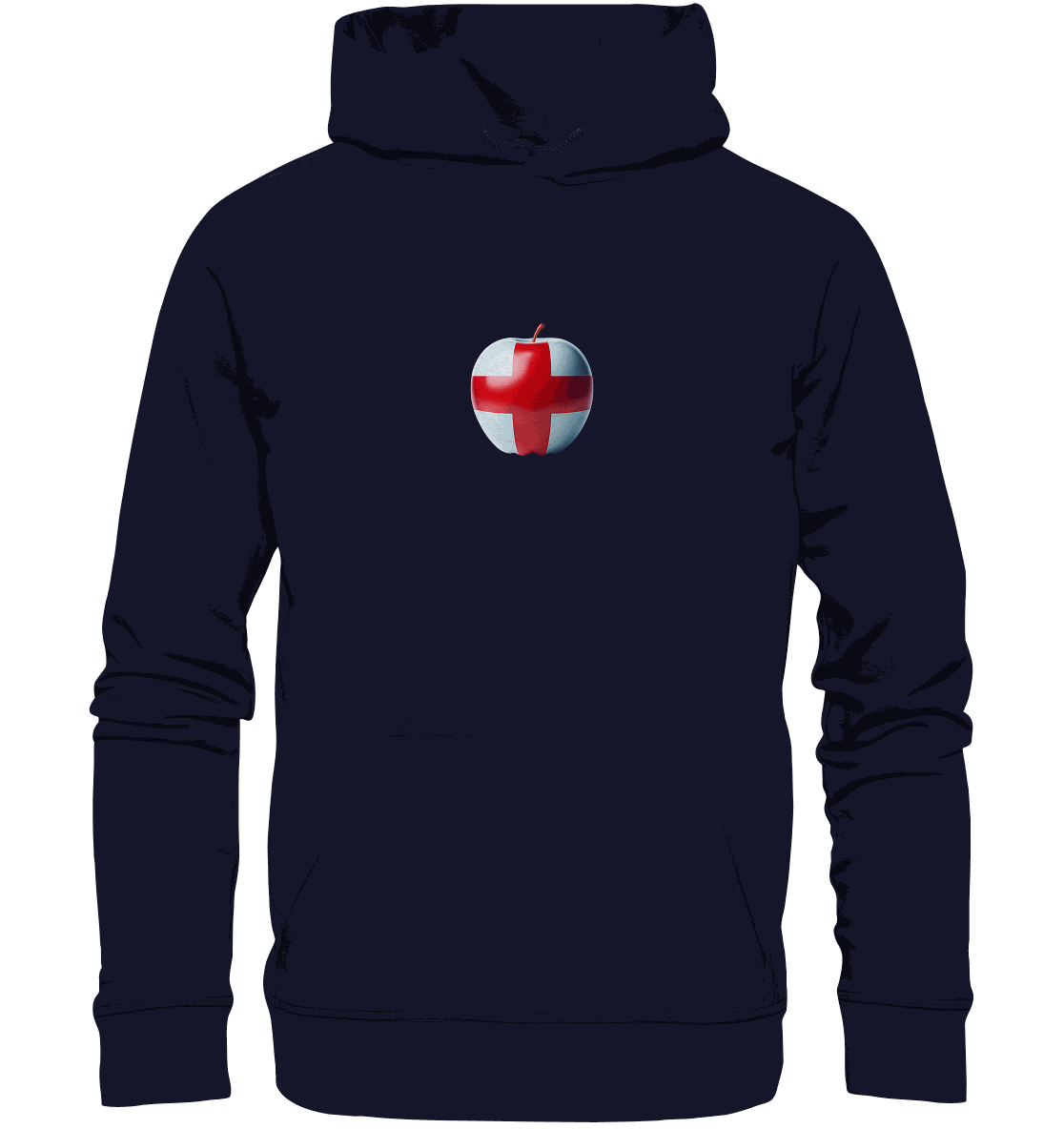 Fußball EM England Apfel - Basic Unisex Hoodie