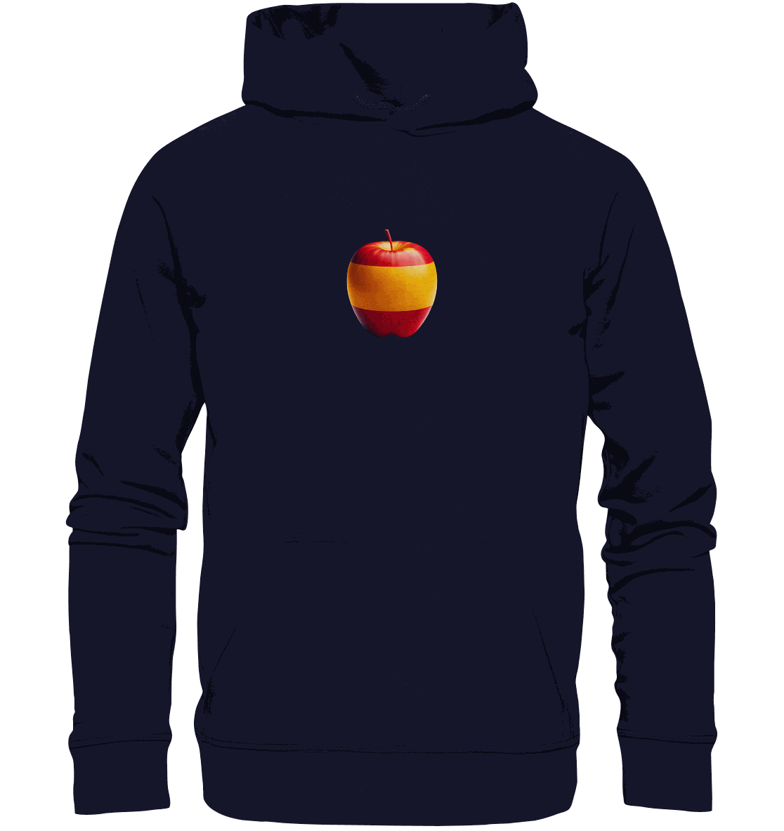 Fußball EM Spain Apfel - Basic Unisex Hoodie