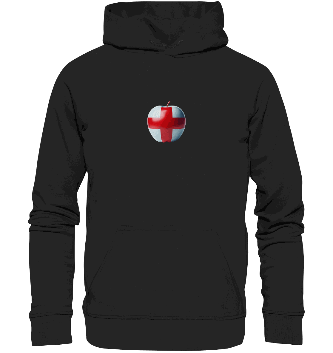 Fußball EM England Apfel - Basic Unisex Hoodie