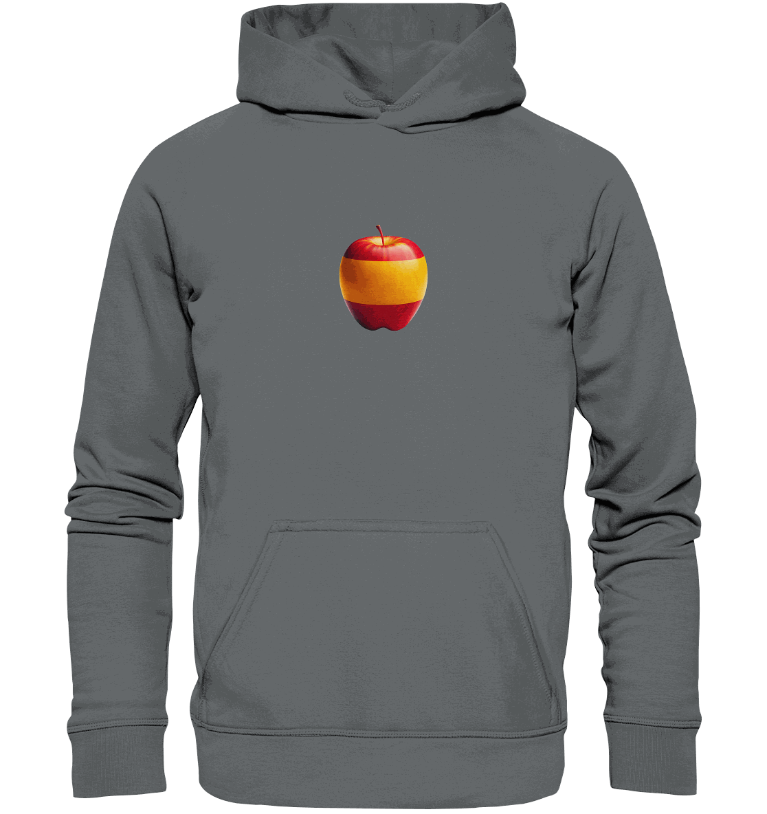 Fußball EM Spain Apfel - Basic Unisex Hoodie