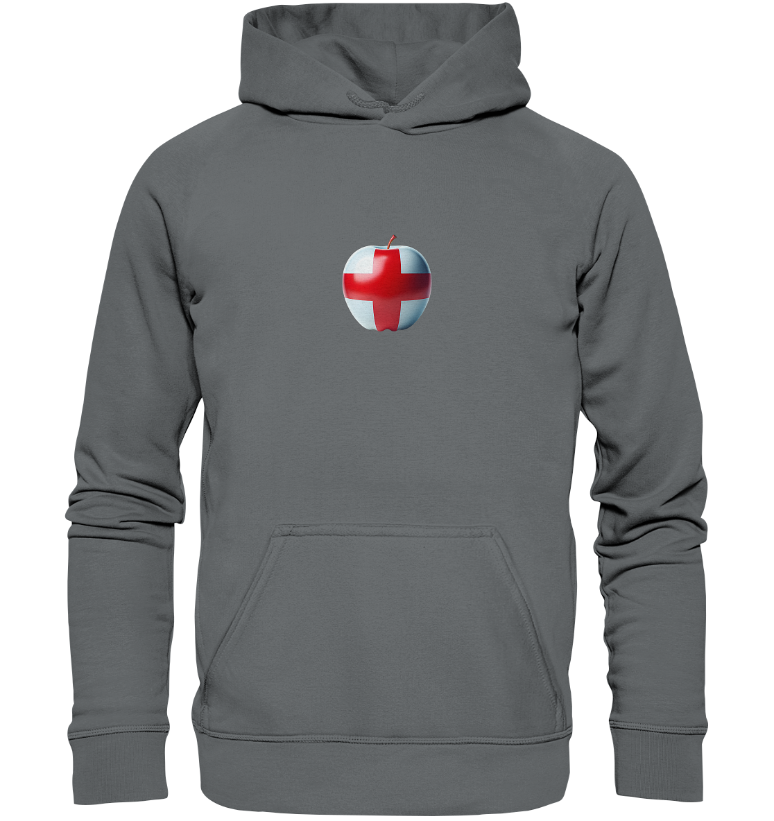 Fußball EM England Apfel - Basic Unisex Hoodie