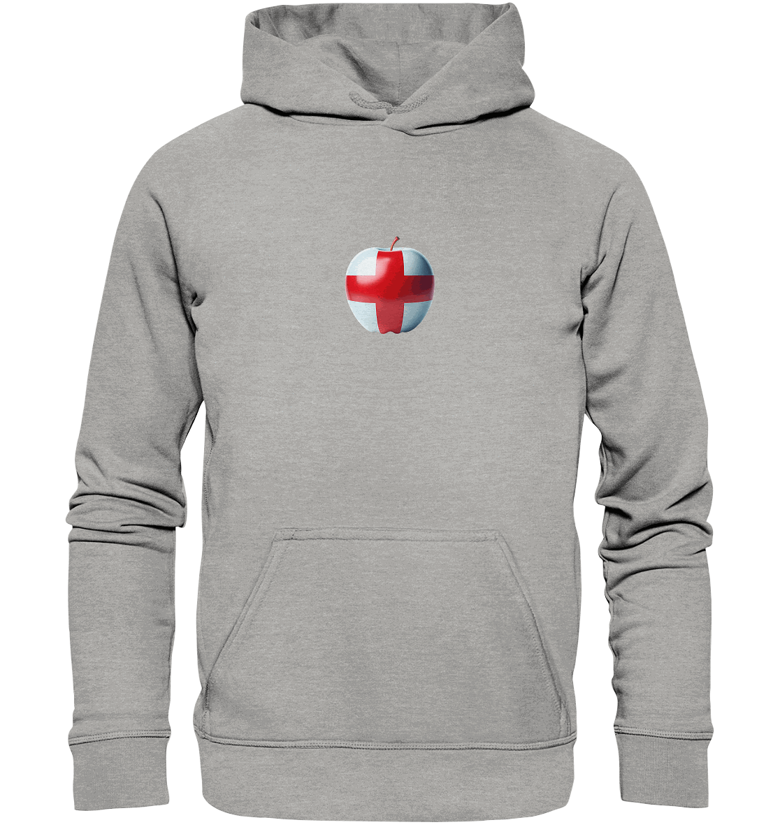 Fußball EM England Apfel - Basic Unisex Hoodie