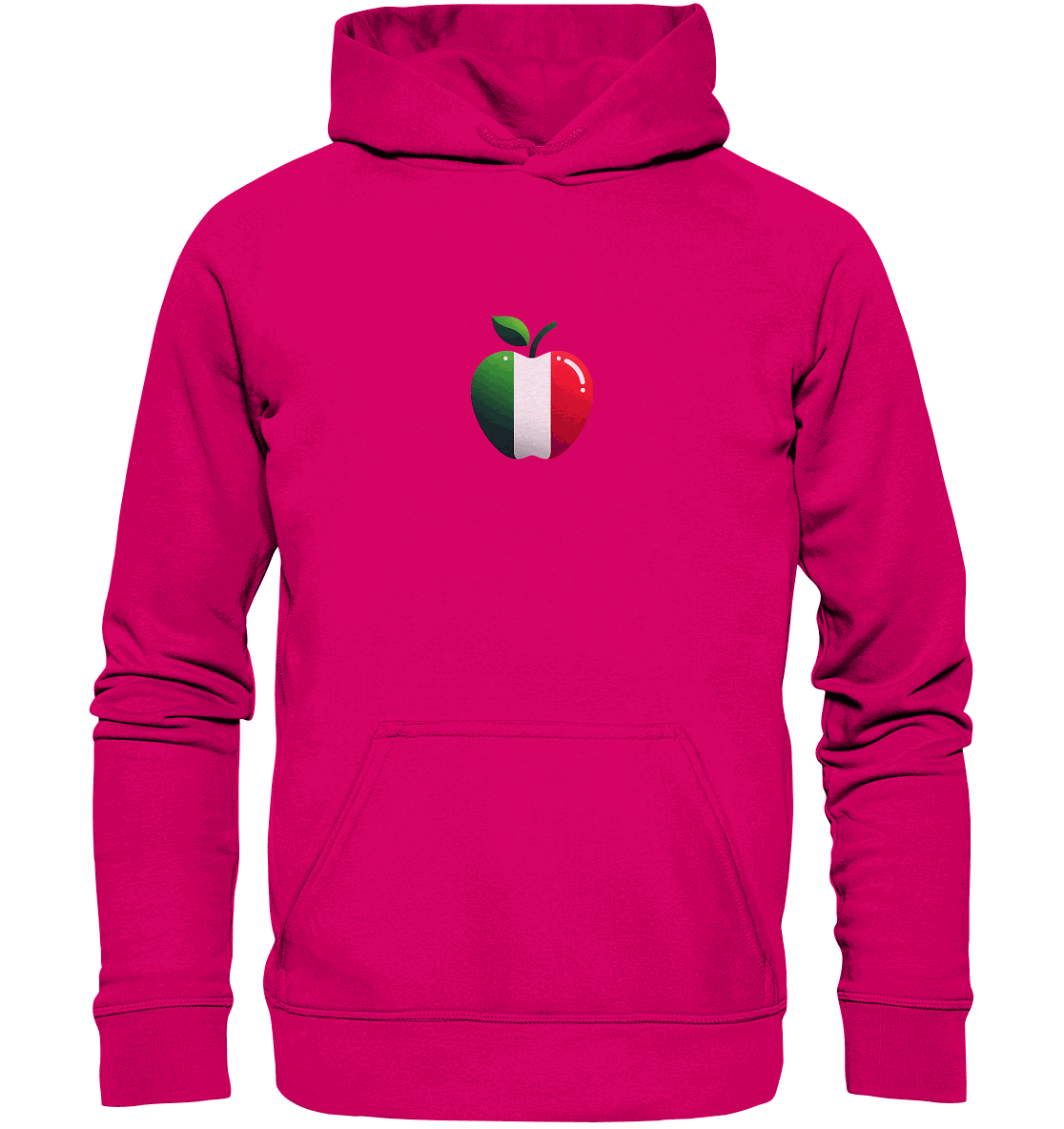 Fußball EM Italia Apfel - Basic Unisex Hoodie