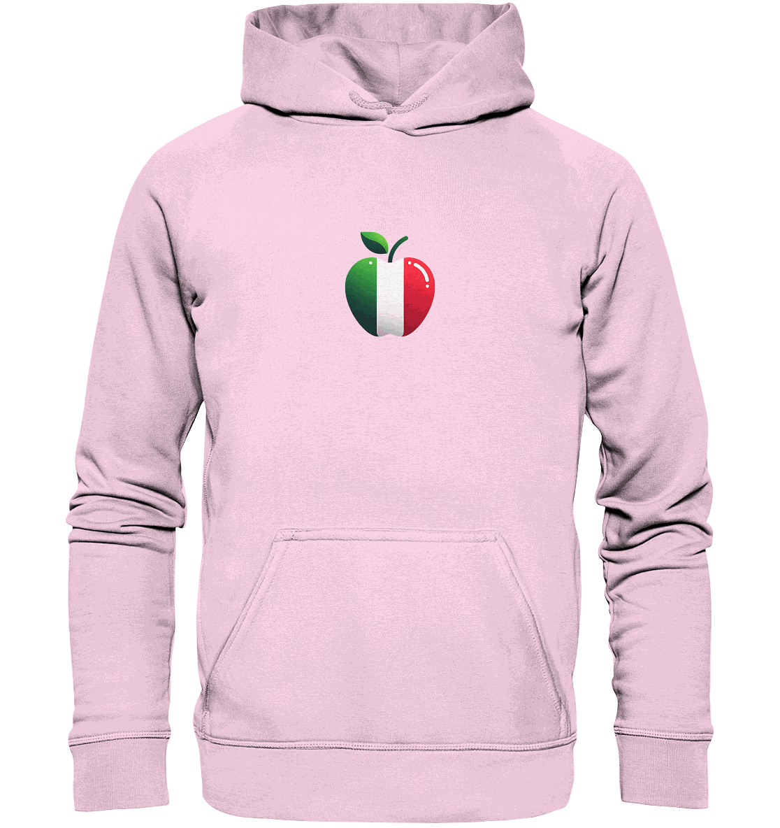 fußball em italia apfel - basic unisex hoodie