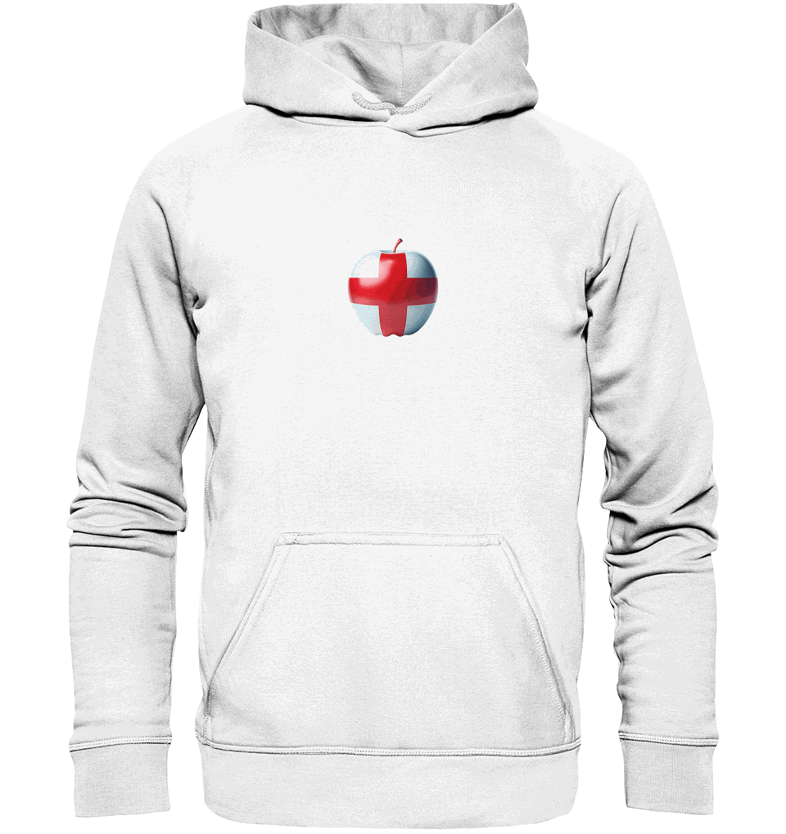 Fußball EM England Apfel - Basic Unisex Hoodie