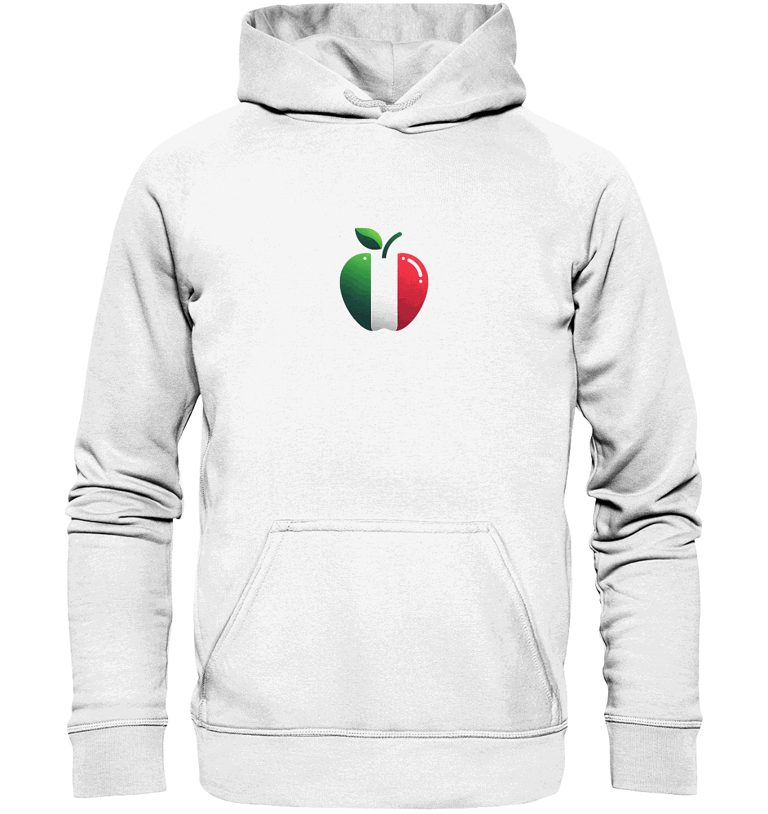 fußball em italia apfel - basic unisex hoodie