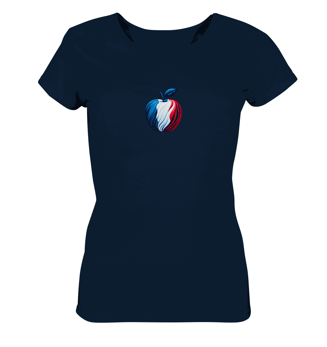 Fußball EM France Apfel - Ladies Organic Shirt