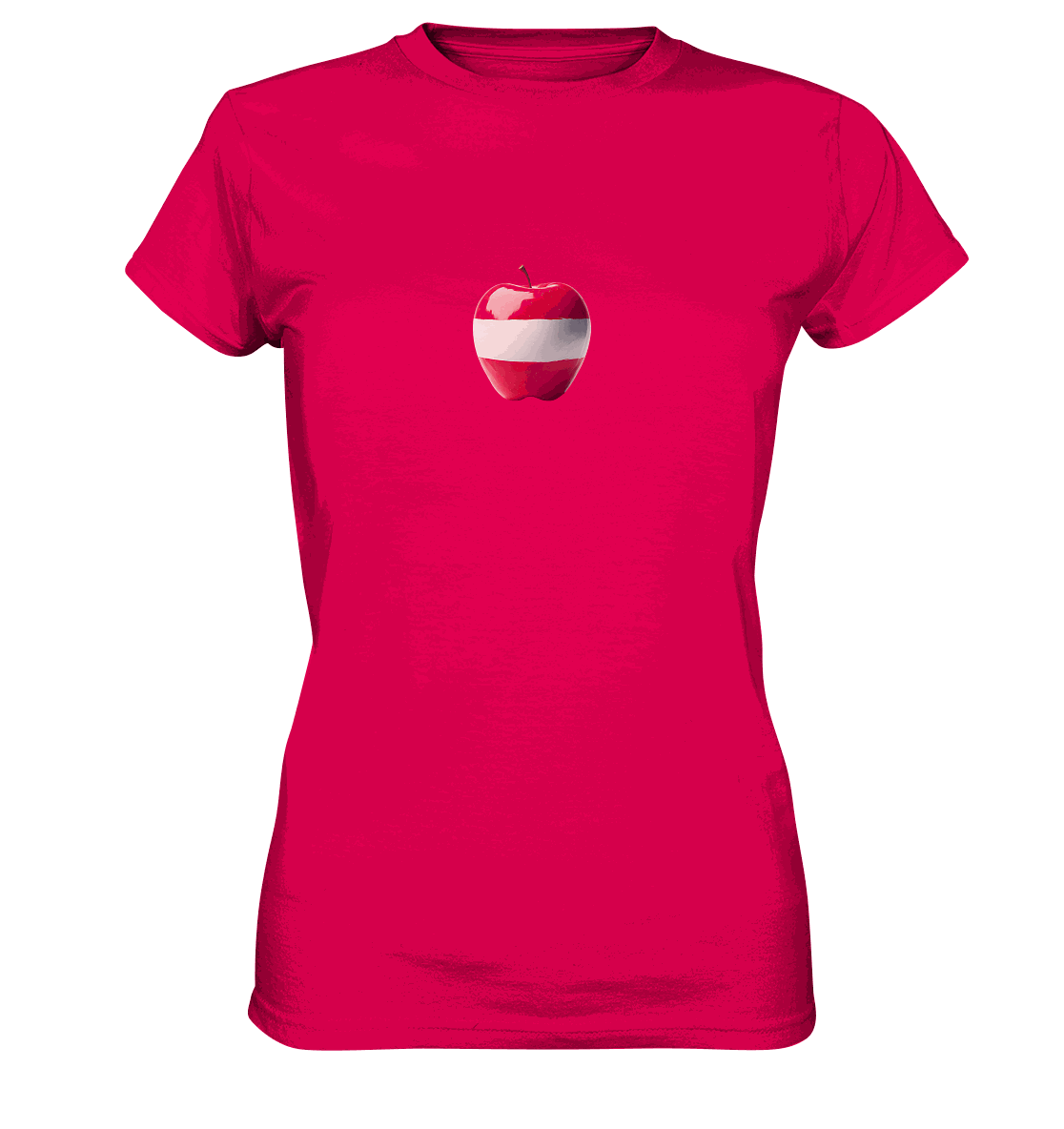 Fußball EM Austria Apfel - Ladies Premium Shirt