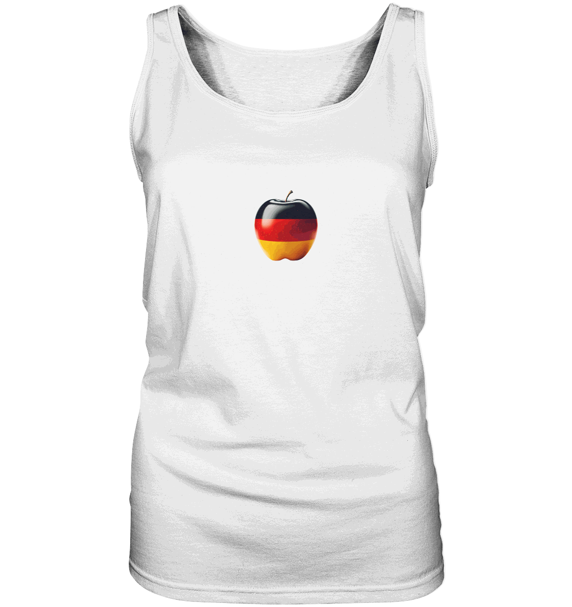 Fußball EM Deutschland Apfel - Ladies Tank-Top