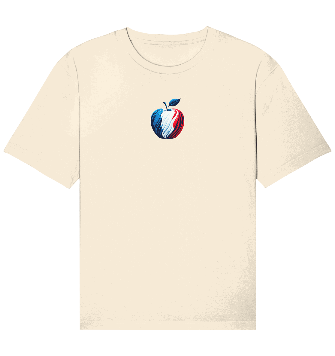 Fußball EM France Apfel - Organic Relaxed Shirt