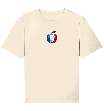 Fußball EM France Apfel - Organic Relaxed Shirt