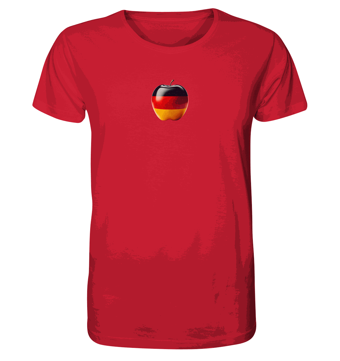 Fußball EM Deutschland Apfel - Organic Shirt