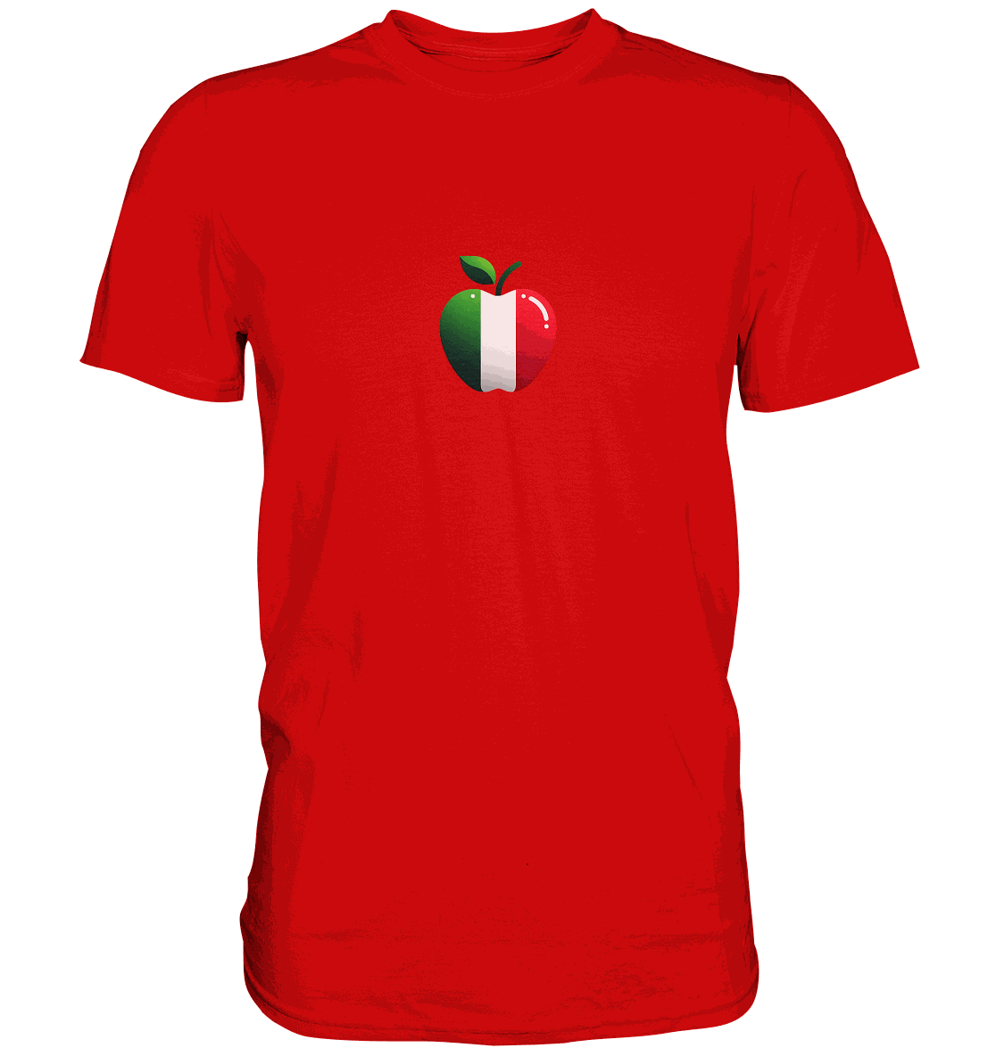 Fußball EM Italia Apfel - Premium Shirt