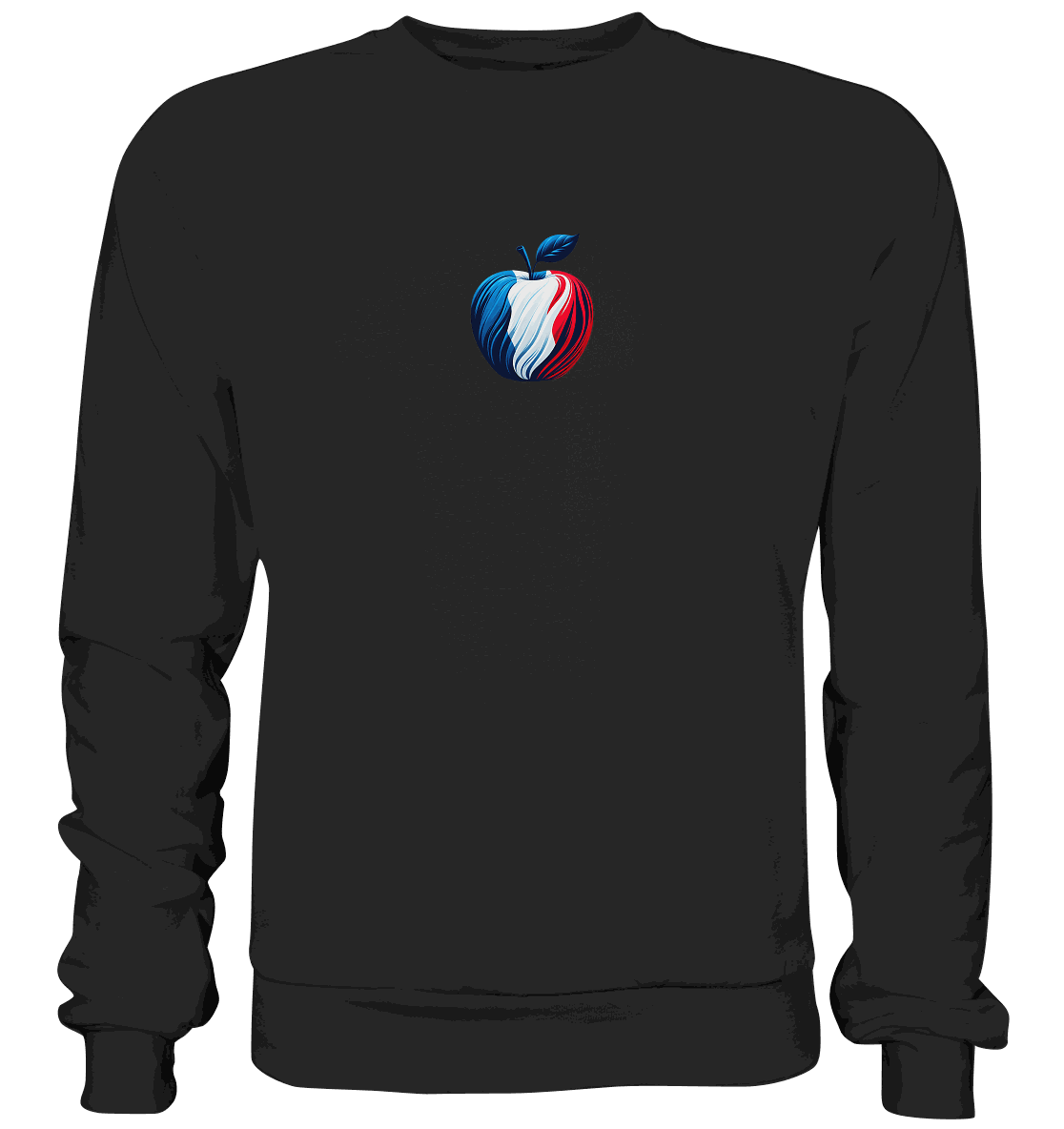 Fußball EM France Apfel - Premium Sweatshirt