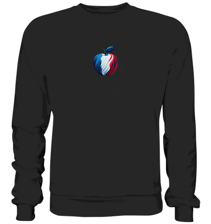 Fußball EM France Apfel - Premium Sweatshirt