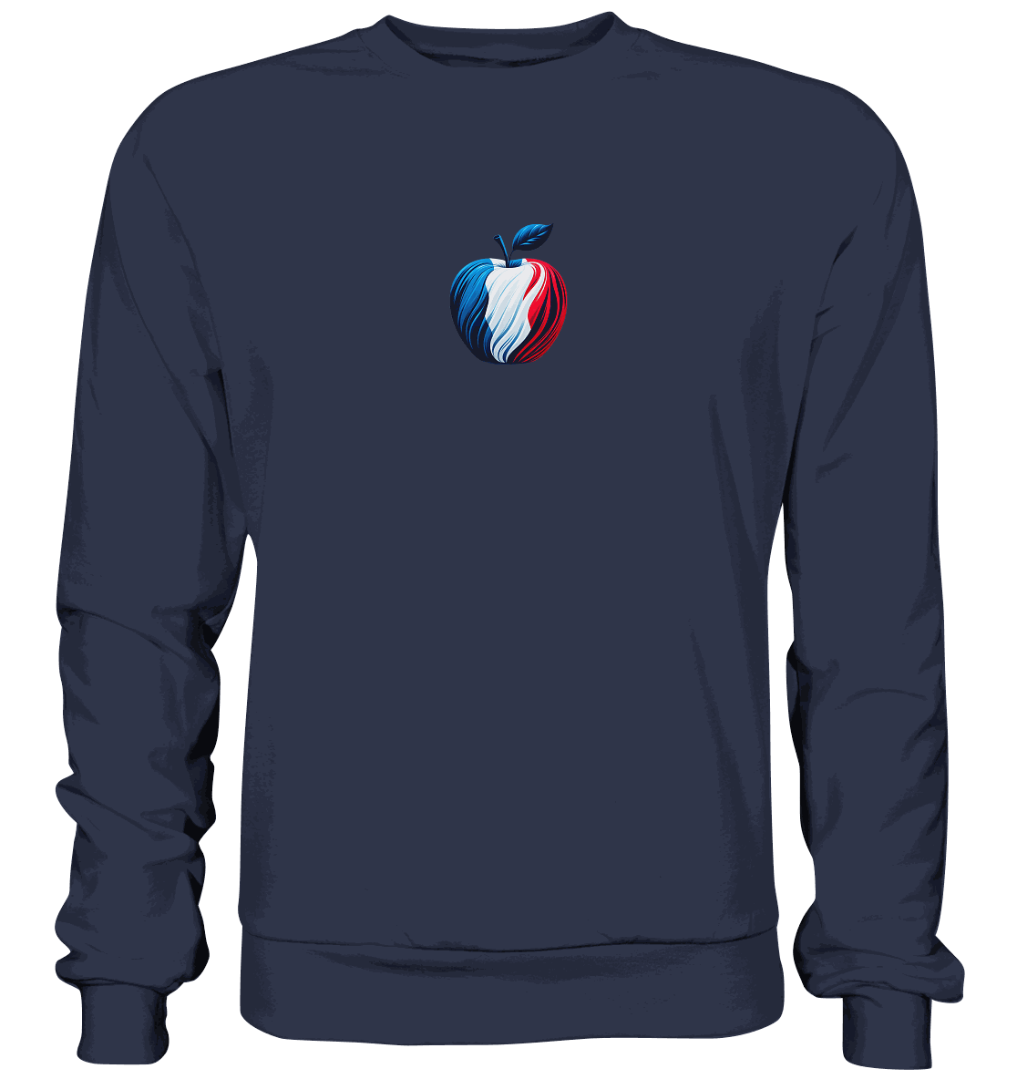 Fußball EM France Apfel - Premium Sweatshirt