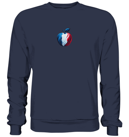 Fußball EM France Apfel - Premium Sweatshirt