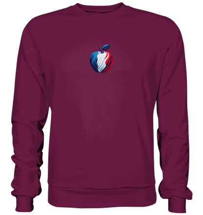 Fußball EM France Apfel - Premium Sweatshirt