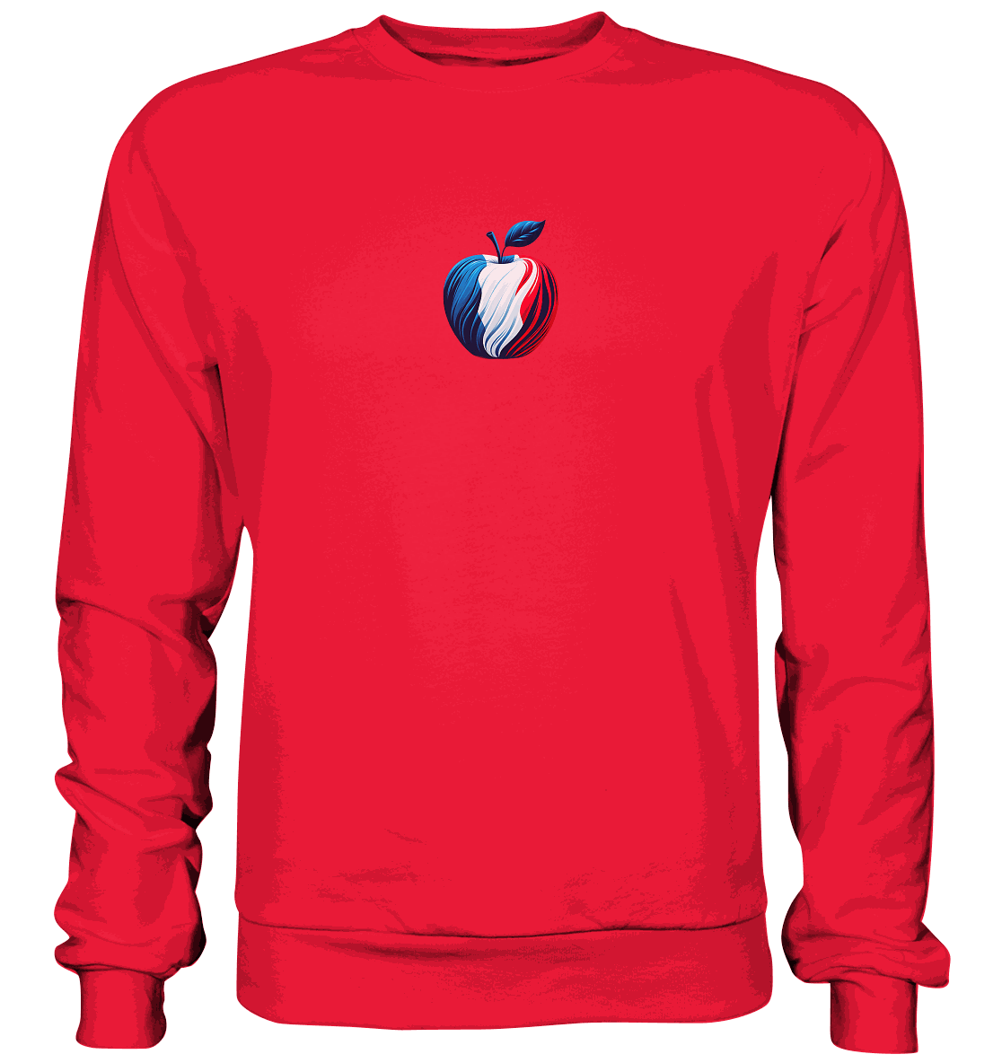 Fußball EM France Apfel - Premium Sweatshirt