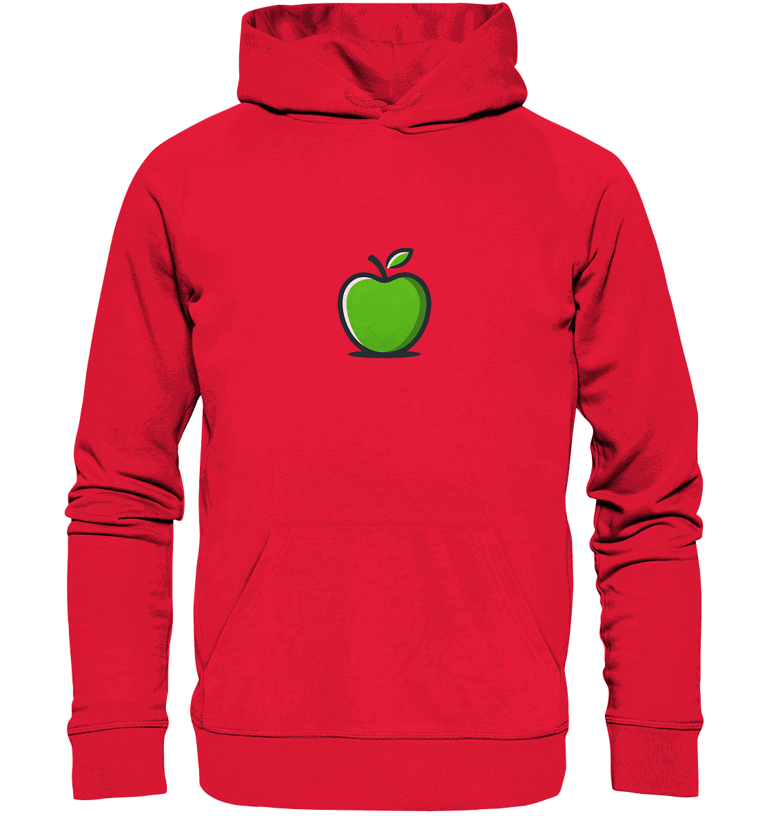 Fruit-Hoodie - green Apple