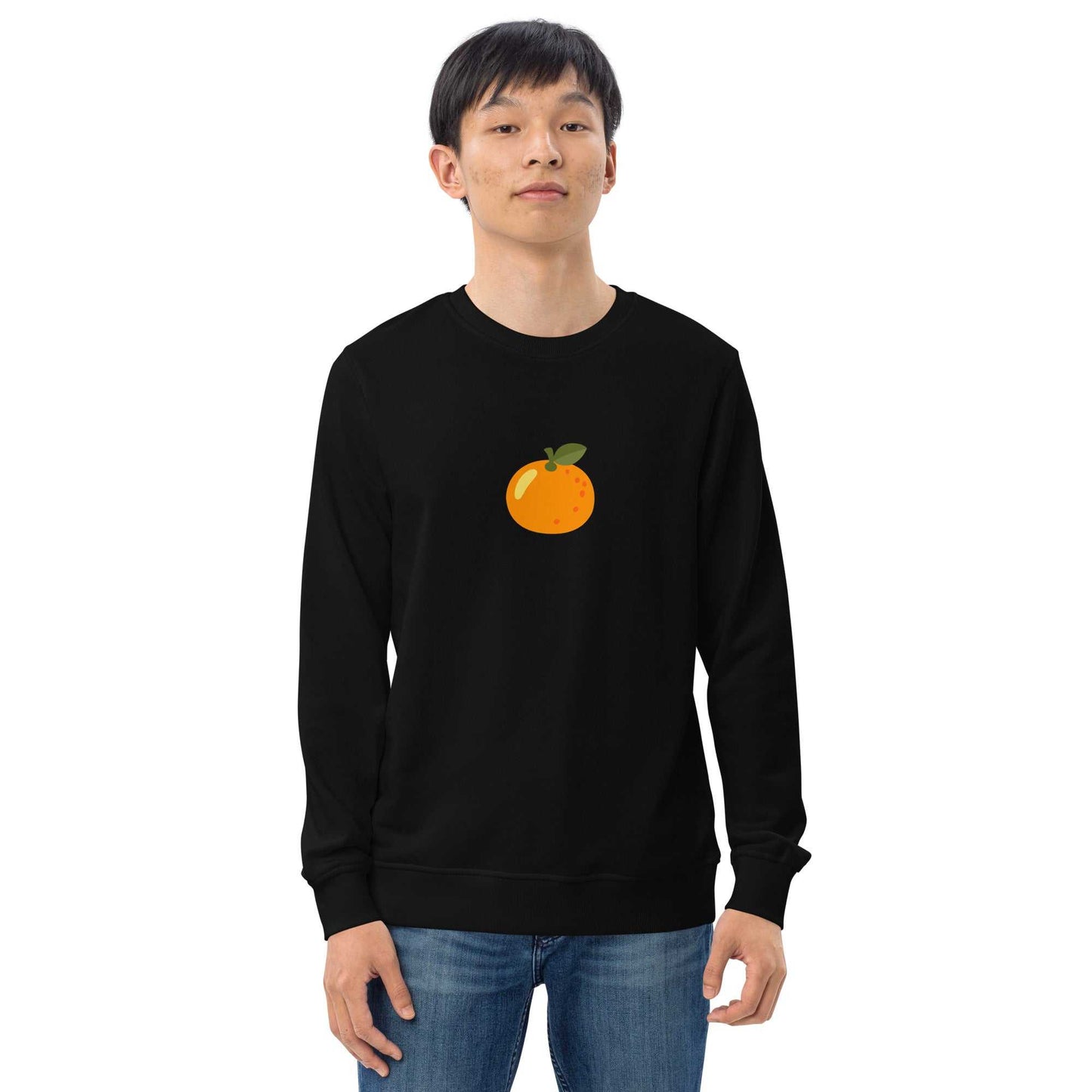 Fruit-Pulli - mit Orange-Aufdruck