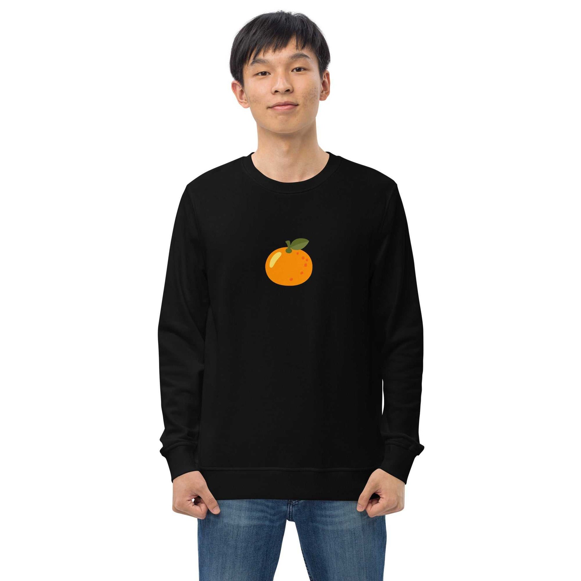 Fruit-Pulli - mit Orange-Aufdruck