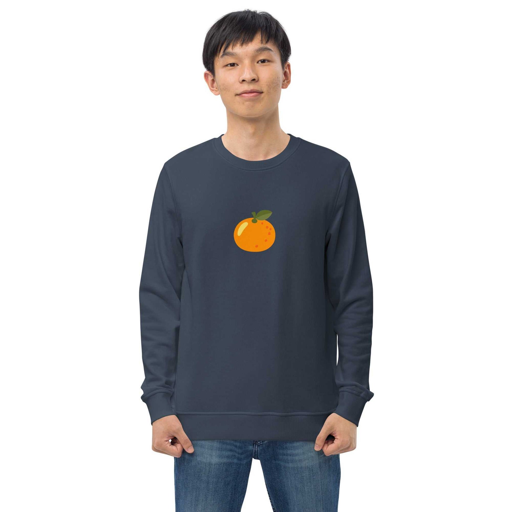 Fruit-Pulli - mit Orange-Aufdruck