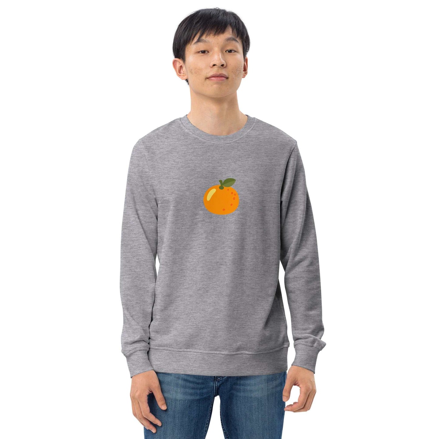 Fruit-Pulli - mit Orange-Aufdruck