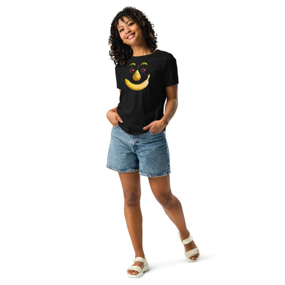 Lockeres Smiley Damen-T-Shirt 