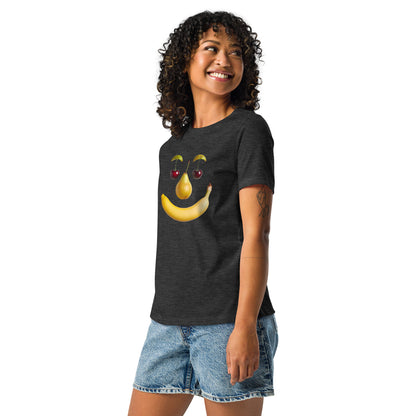 Lockeres Smiley Damen-T-Shirt 